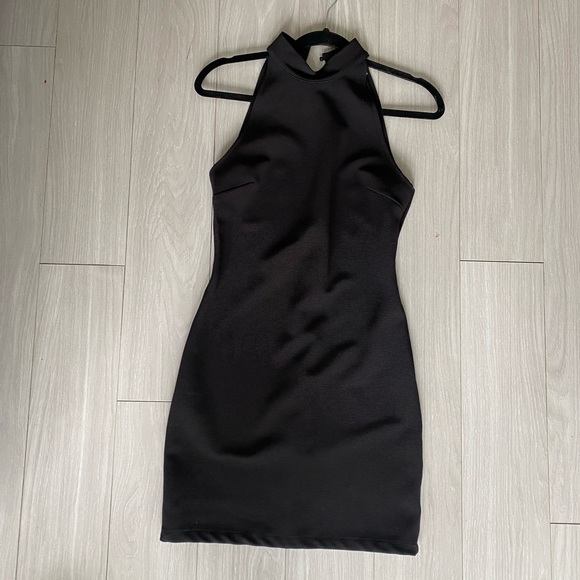 Black high night mini dress - Picture 1 of 3